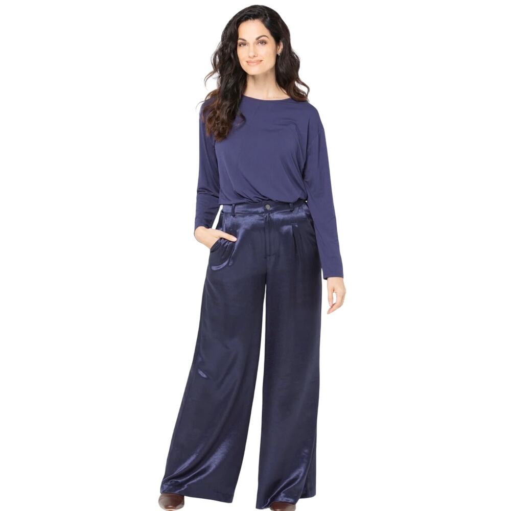 Peace Love World Black Label Wide Leg Pants